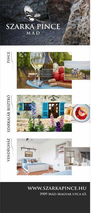 Szarka Vendeghaz Es Pince Apartment Mad Ngoại thất bức ảnh